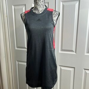 Adidas Women's Dark Tank Top Dress Pink Accents XS